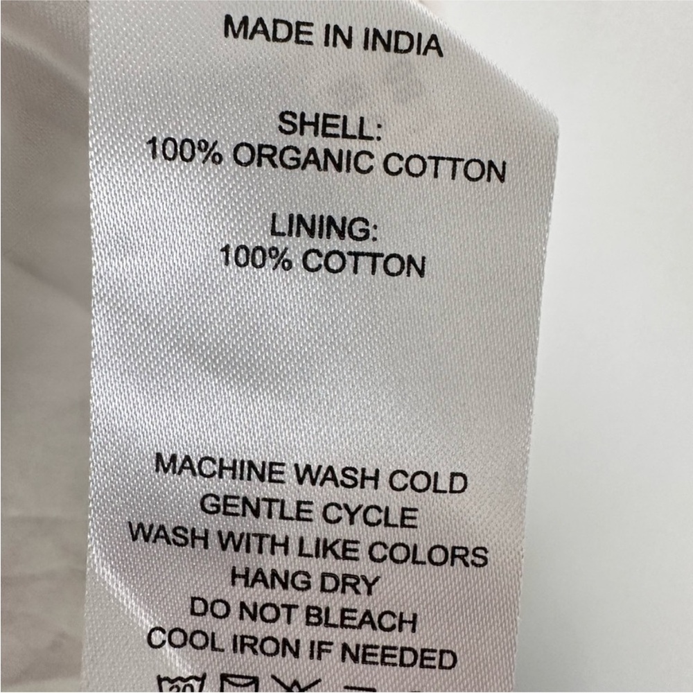 QUINCE 100% Organic Cotton Gauze Smocked Maxi Skirt MEDIUM - Picture 9 of 12